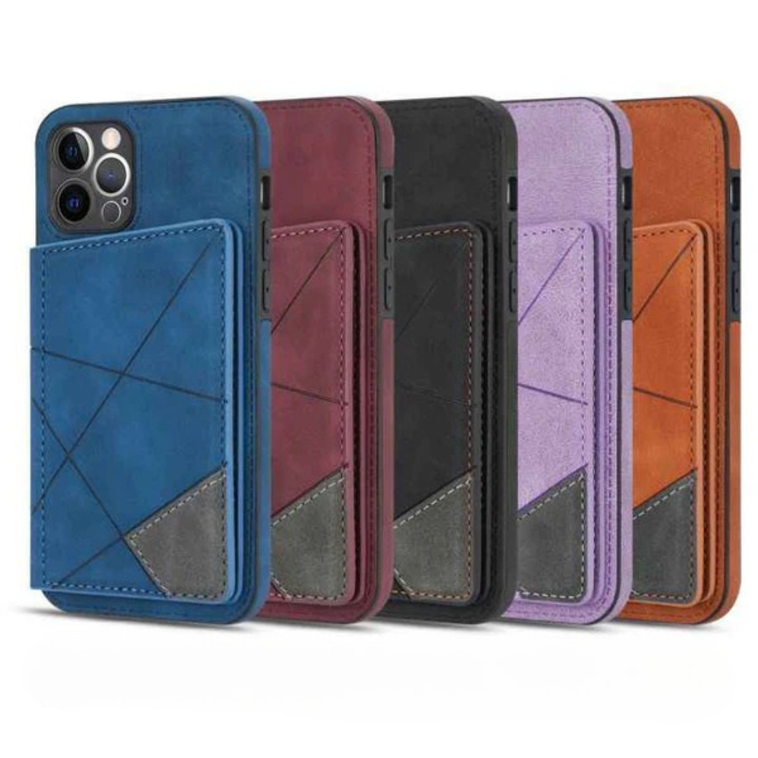 Latest Card Slot Wallet holder Design Phone Case Leather Back Cover