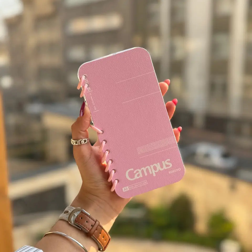Korean Solid Color Notebook Fashion Phone Case CasifyPro Korean Solid Color Notebook Fashion Phone Case CasifyPro