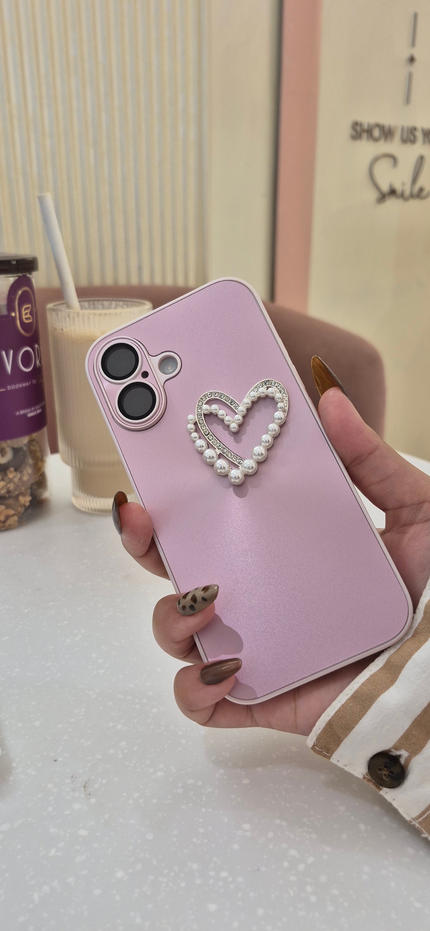 Pearl Heart iPhone Case