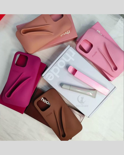 Silicon Lip Gloss iPhone Mobile Case With Tint