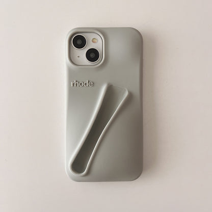 Silicon Lip Gloss iPhone Mobile Case With Tint