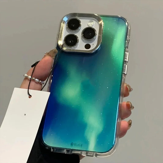 Aurora Metallic Bezel Case for iPhone