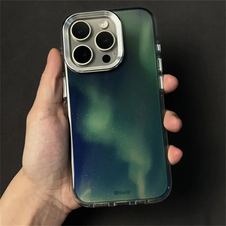 Aurora Metallic Bezel Case for iPhone