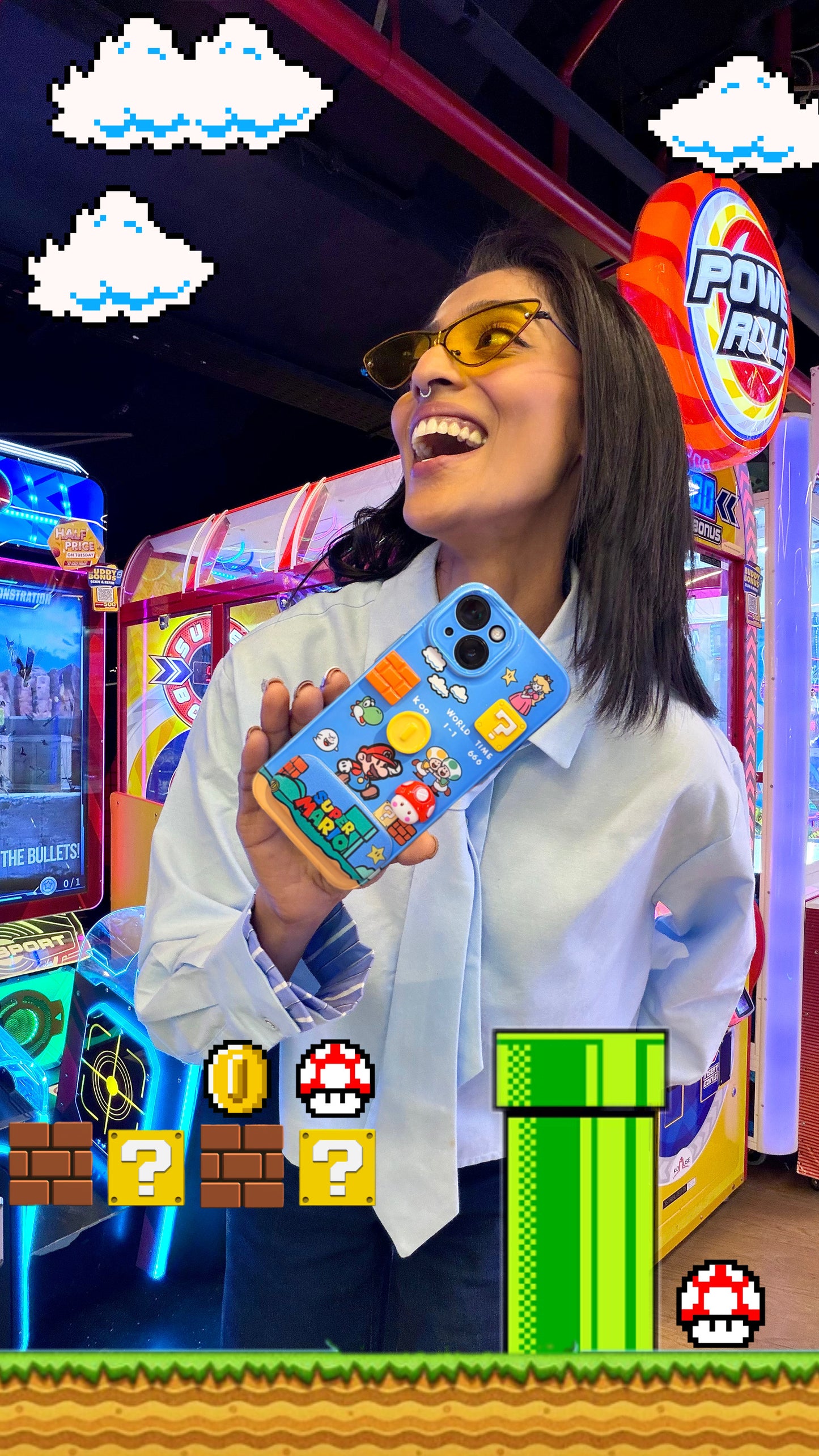 SUPER MARI0 iPhone Case