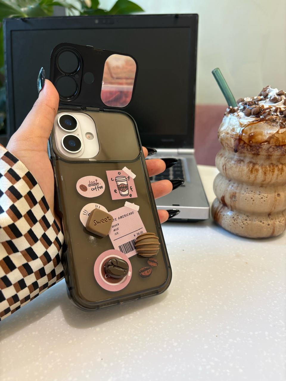 Cafe Americano Mirror 3D iPhone Case