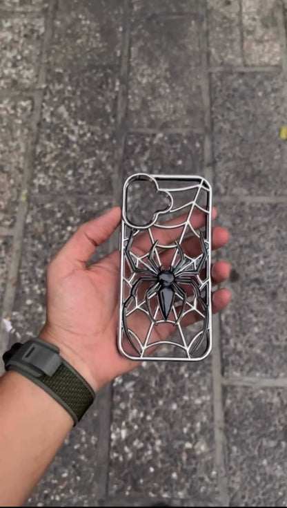 3D Spider Web Phone Case