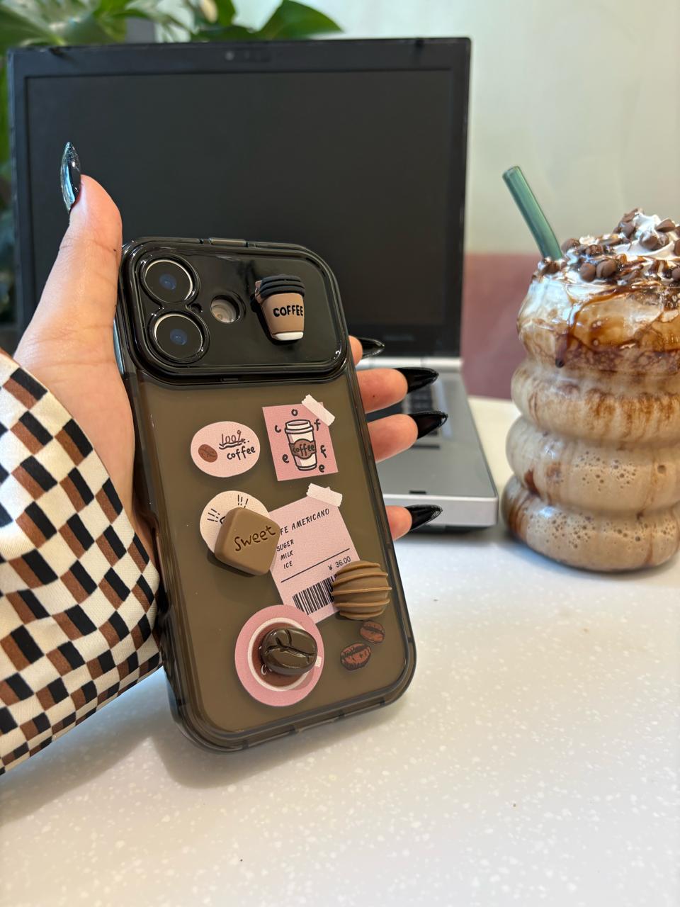 Cafe Americano Mirror 3D iPhone Case
