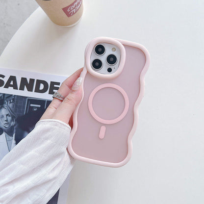 Pink Frosted MagSafe iPhone Case – Minimal Matte Look