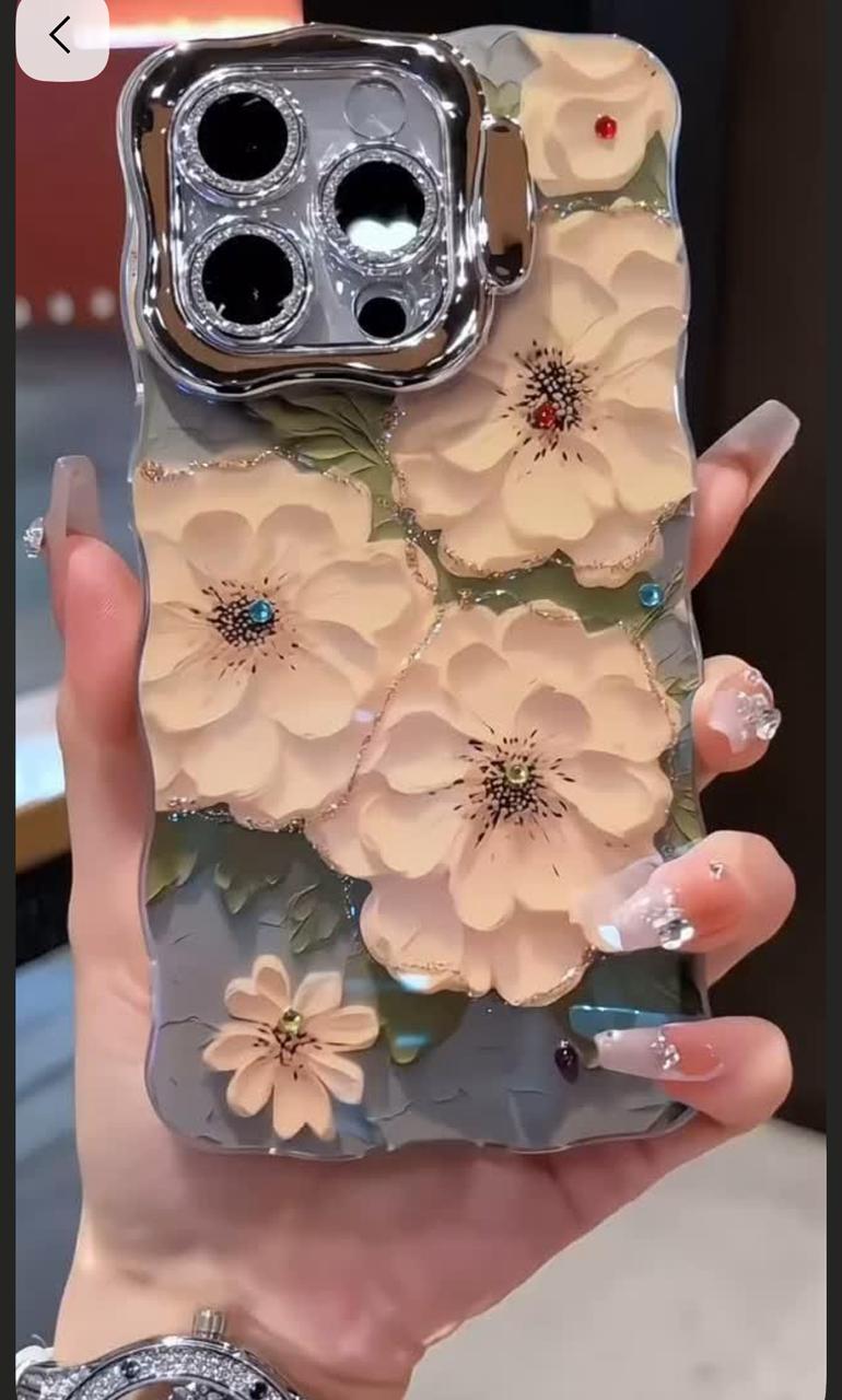 Blossom Oil Painting Flower iPhone Mobile Case