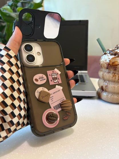 Cafe Americano Mirror 3D iPhone Case