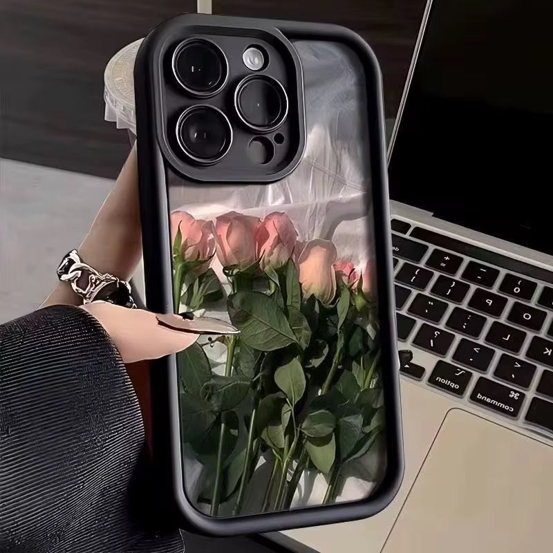 Black Rose iPhone Case