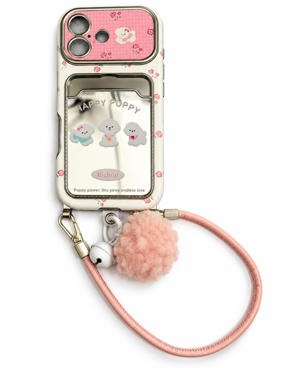 Card Holder Happy Puppy with Charm