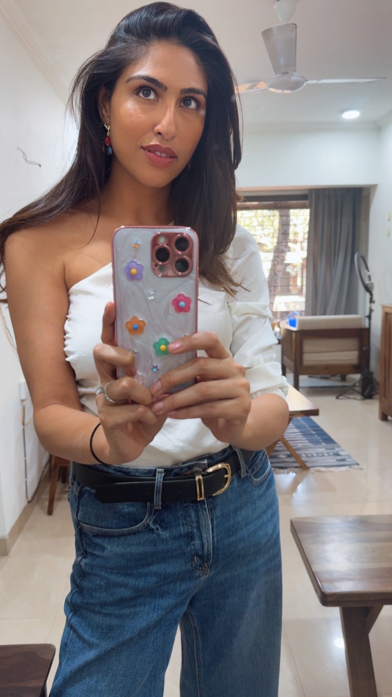 Resin Style Flower Case for iPhone