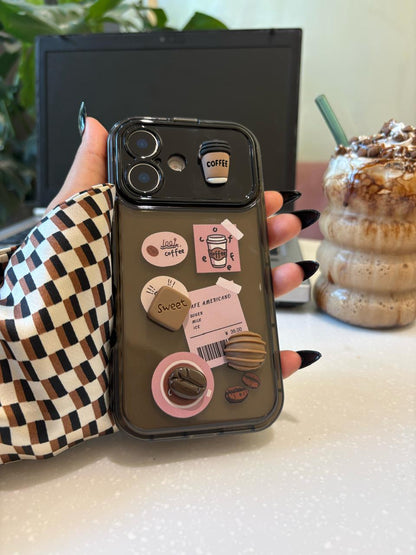 Cafe Americano Mirror 3D iPhone Case