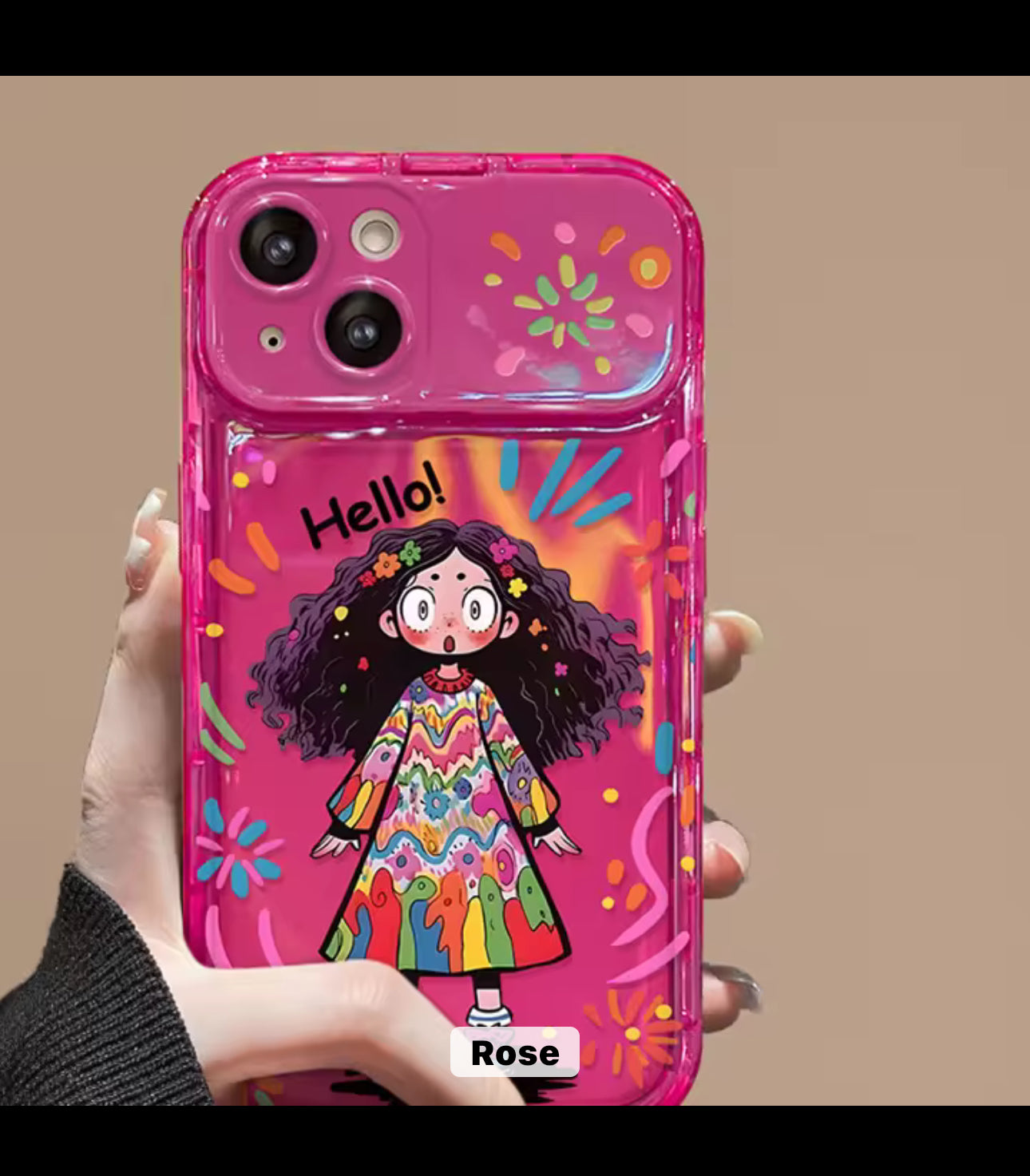 Cute Lens TPU Glam Flip & Snap iPhone Case