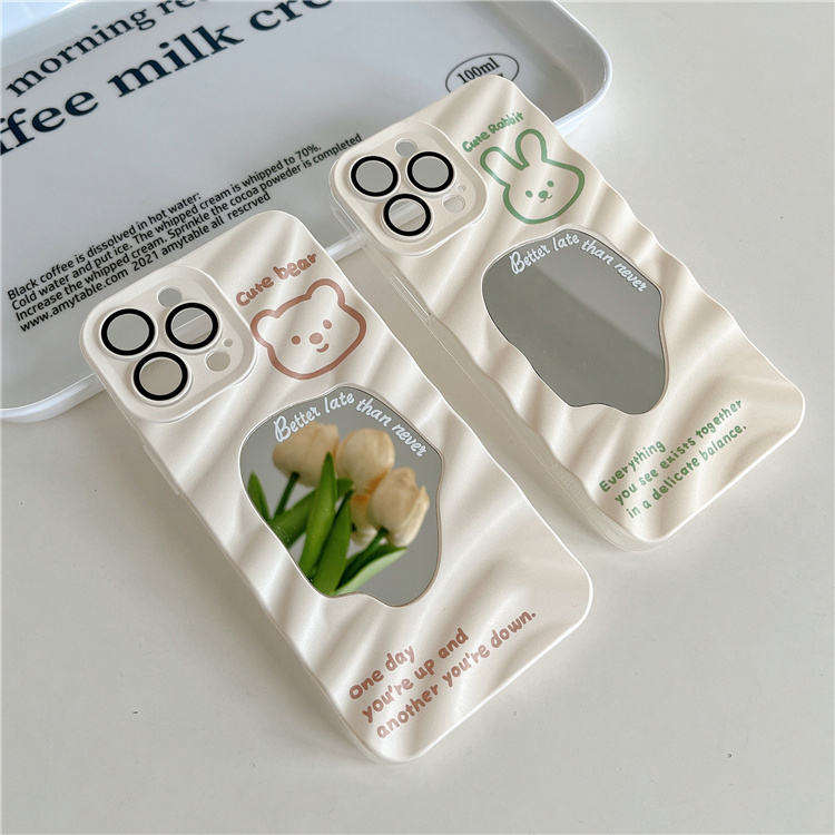 Bear Mirror Case - Girly & Glam Functional Phone Case