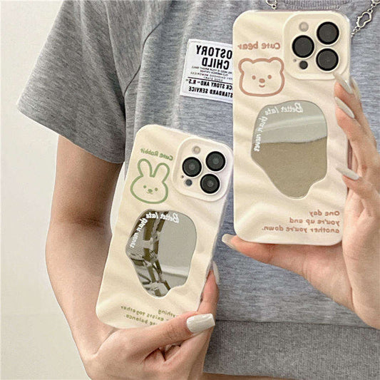 Bear Mirror Case - Girly & Glam Functional Phone Case