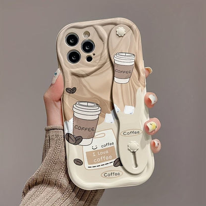 Coffee Holder Premium Silk-Finish Shatterproof iPhone Case
