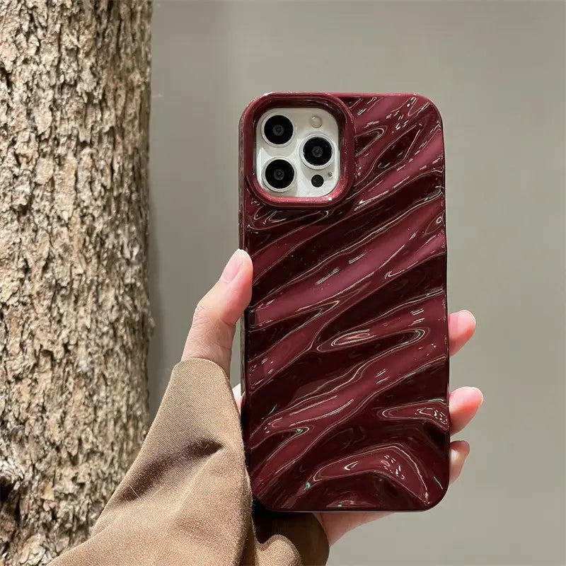 Wavy Designer Silicon Case for iPhone