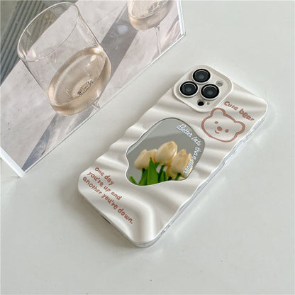 Bear Mirror Case - Girly & Glam Functional Phone Case