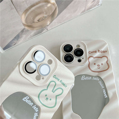 Bear Mirror Case - Girly & Glam Functional Phone Case