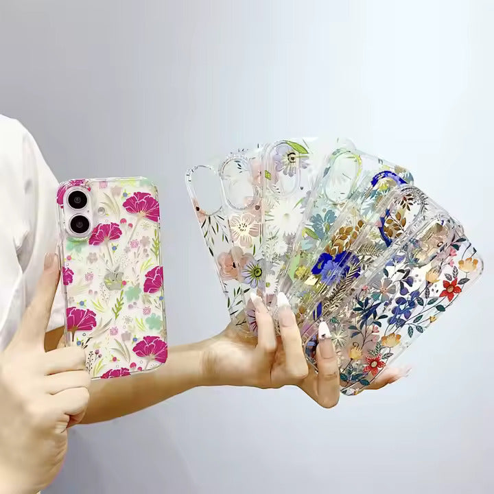 Luxury Custom Flowers Print Phone Cases