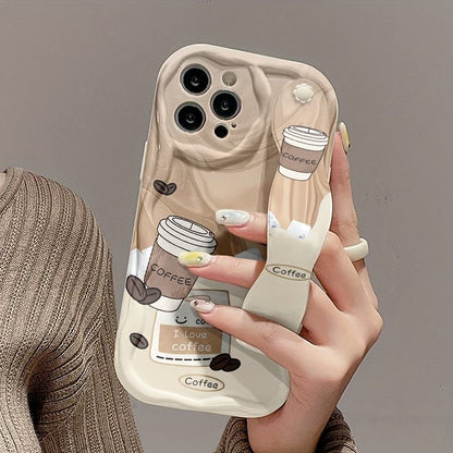 Coffee Holder Premium Silk-Finish Shatterproof iPhone Case
