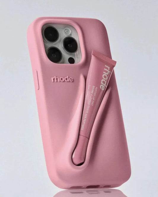 Silicon Lip Gloss iPhone Mobile Case With Tint