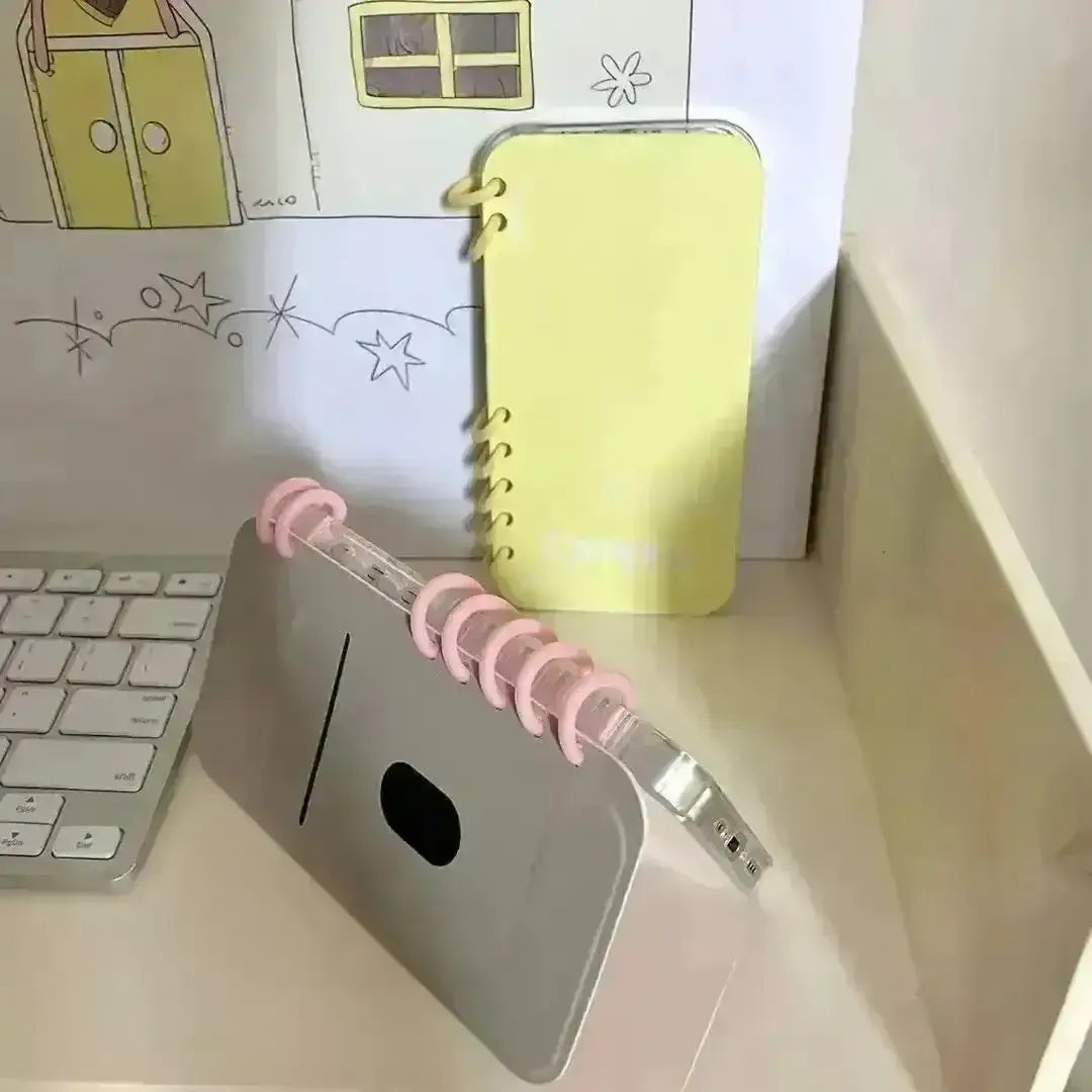 Korean Solid Color Notebook Fashion Phone Case