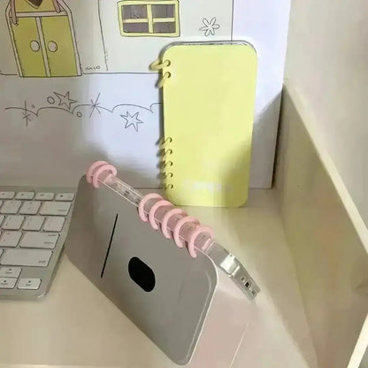 Korean Solid Color Notebook Fashion Phone Case