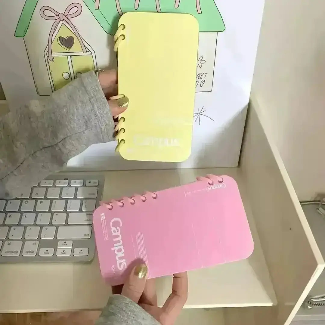 Korean Solid Color Notebook Fashion Phone Case