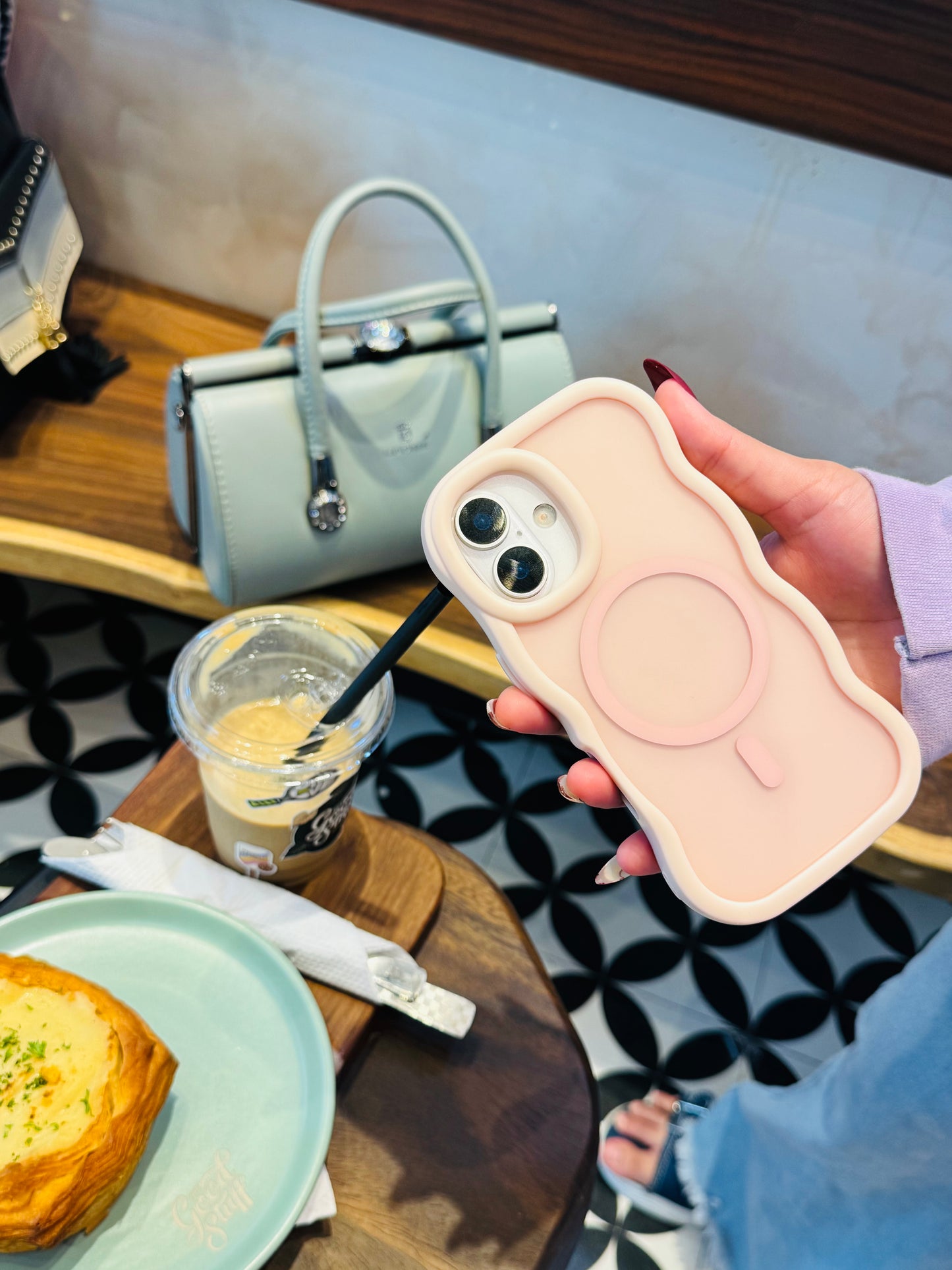 Pink Frosted MagSafe iPhone Case – Minimal Matte Look