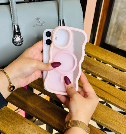 Pink Frosted MagSafe iPhone Case – Minimal Matte Look