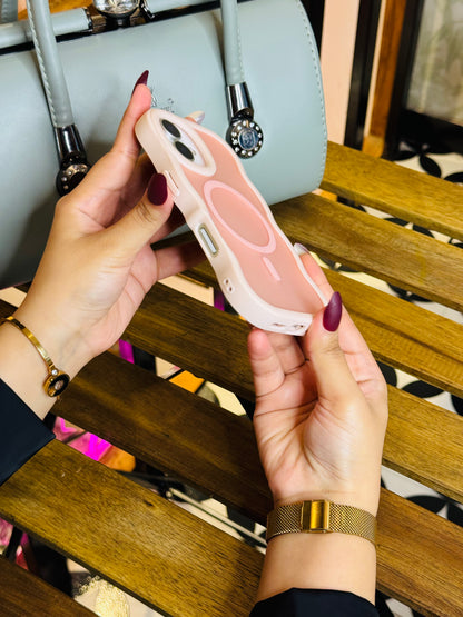 Pink Frosted MagSafe iPhone Case – Minimal Matte Look