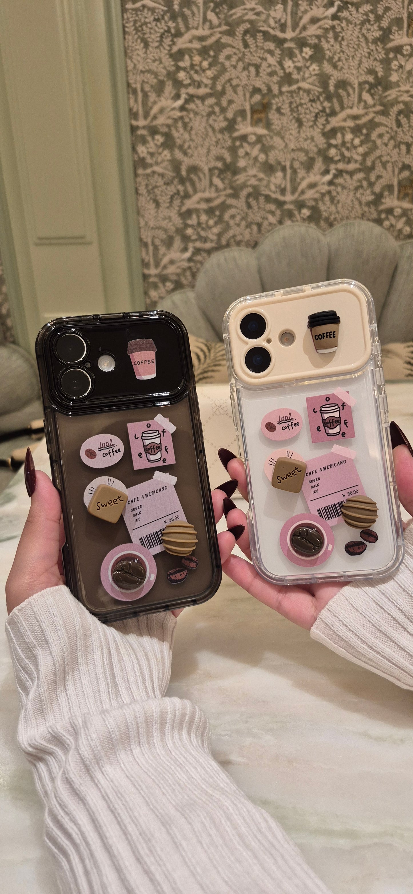 Cafe Americano Mirror 3D iPhone Case