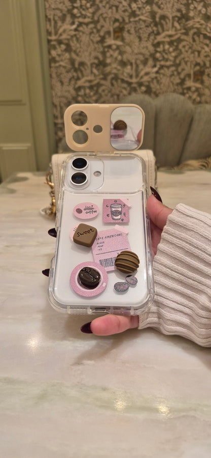 Cafe Americano Mirror 3D iPhone Case