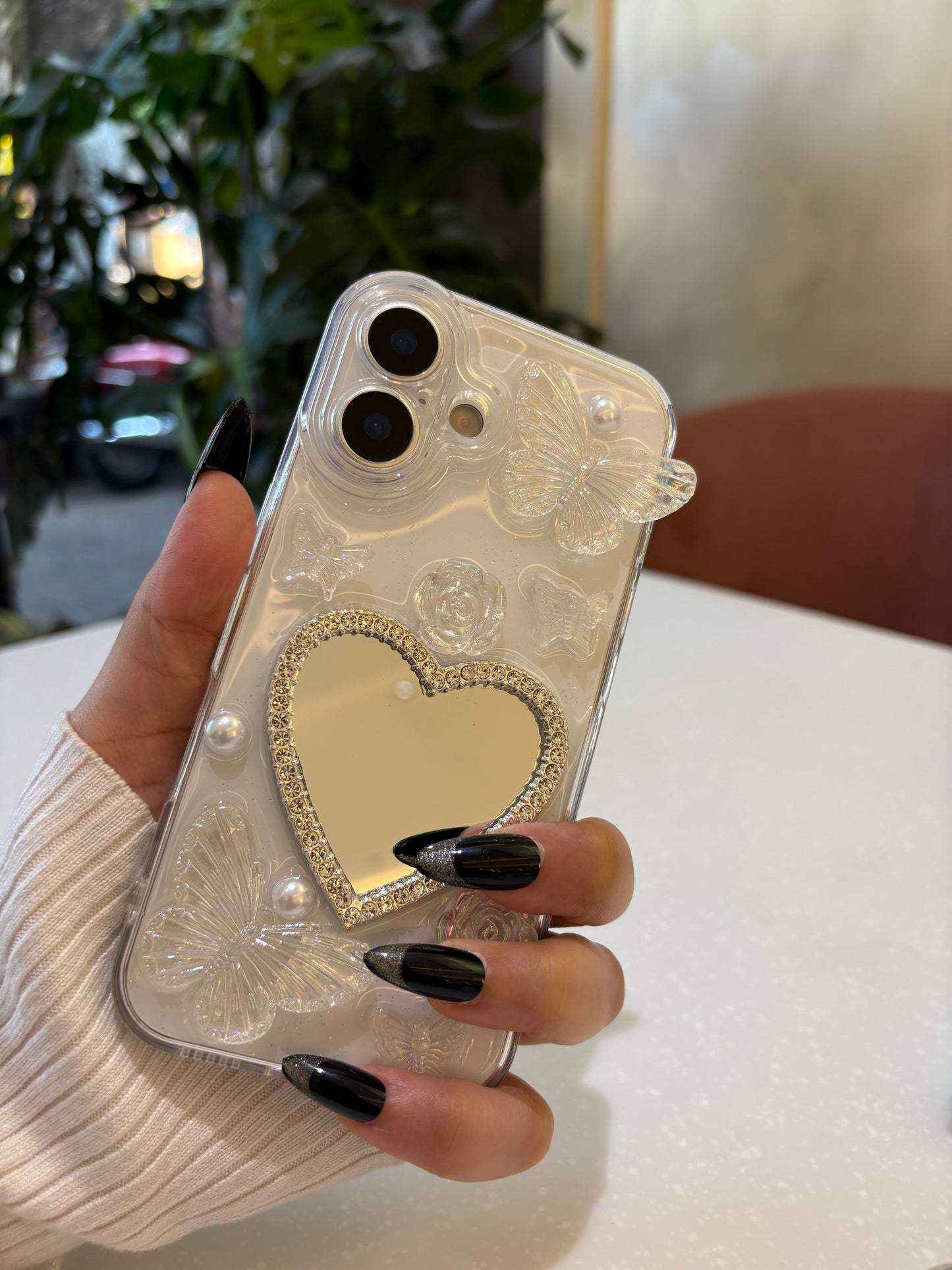 Love Mirror Butterfly iPhone Case – Shock Protection