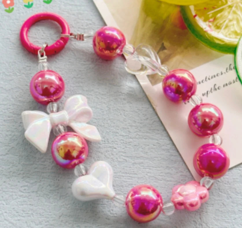 Charm Lanyard Bracelet Accessory – Cute & Functional Beaded Charm