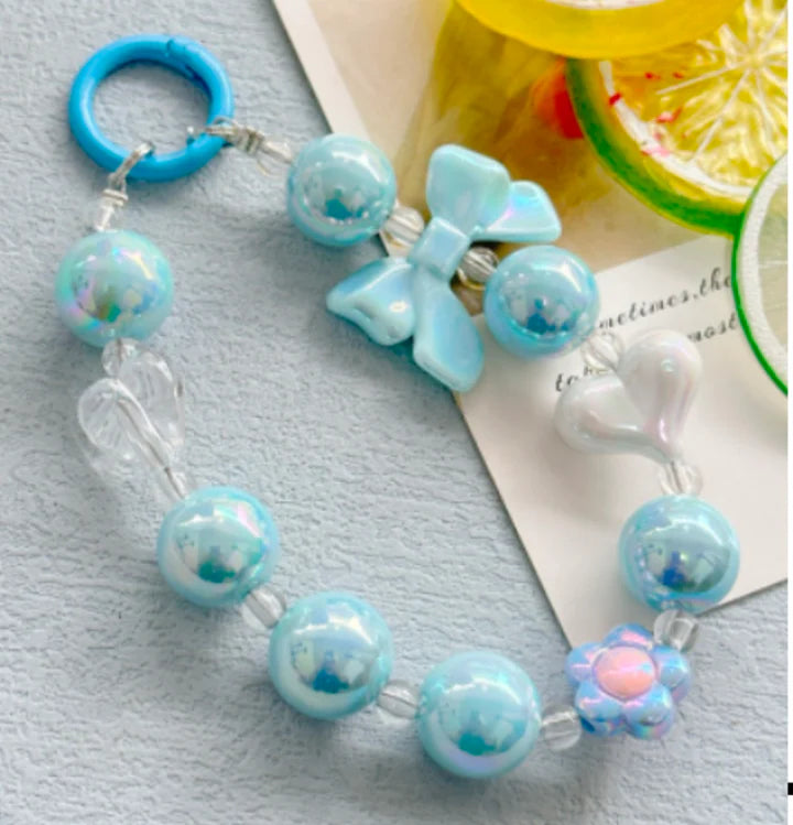 Charm Lanyard Bracelet Accessory – Cute & Functional Beaded Charm