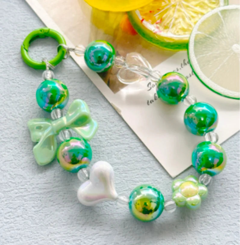 Charm Lanyard Bracelet Accessory – Cute & Functional Beaded Charm