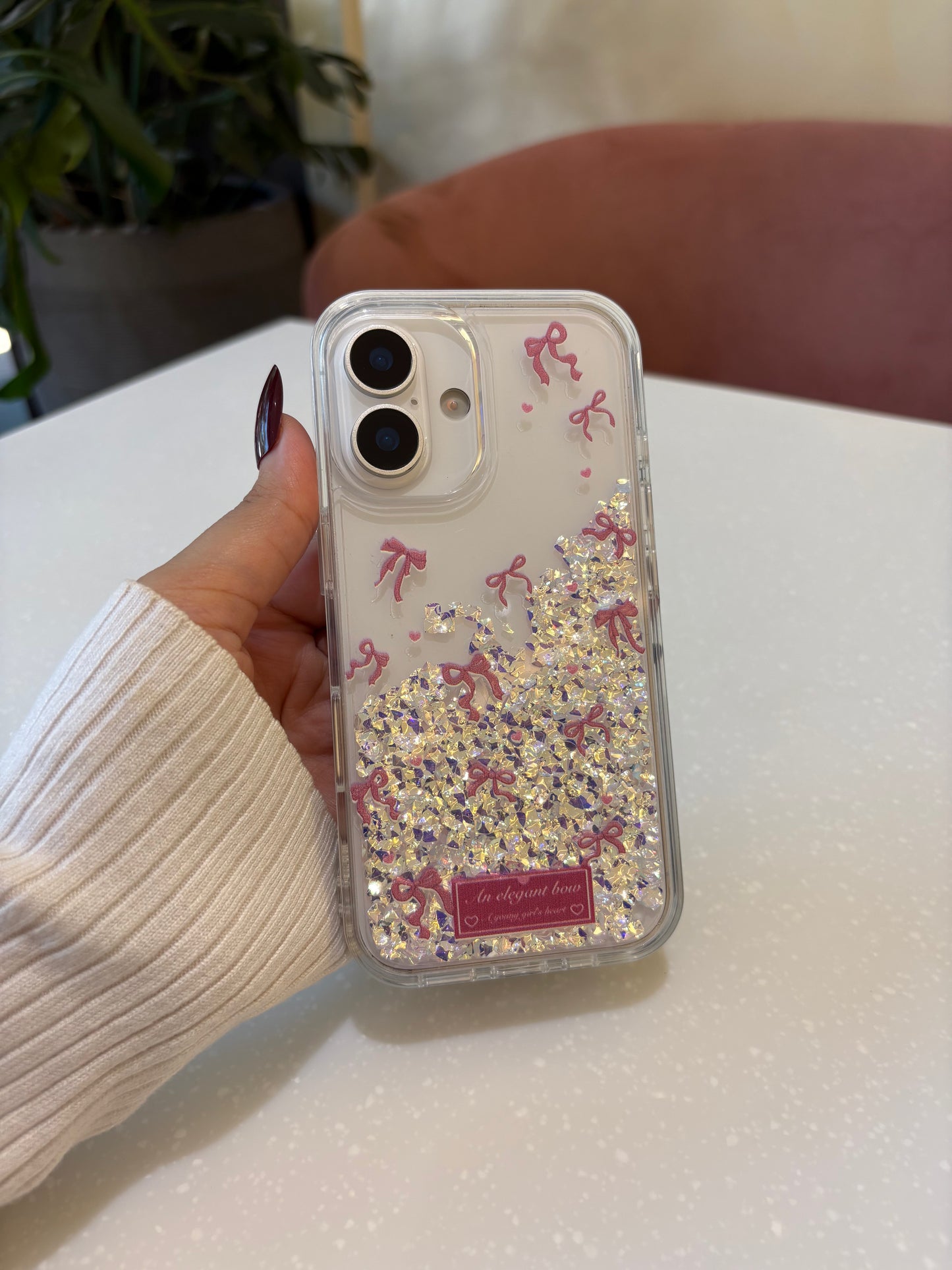 Sweet Ribbon Quicksand Case
