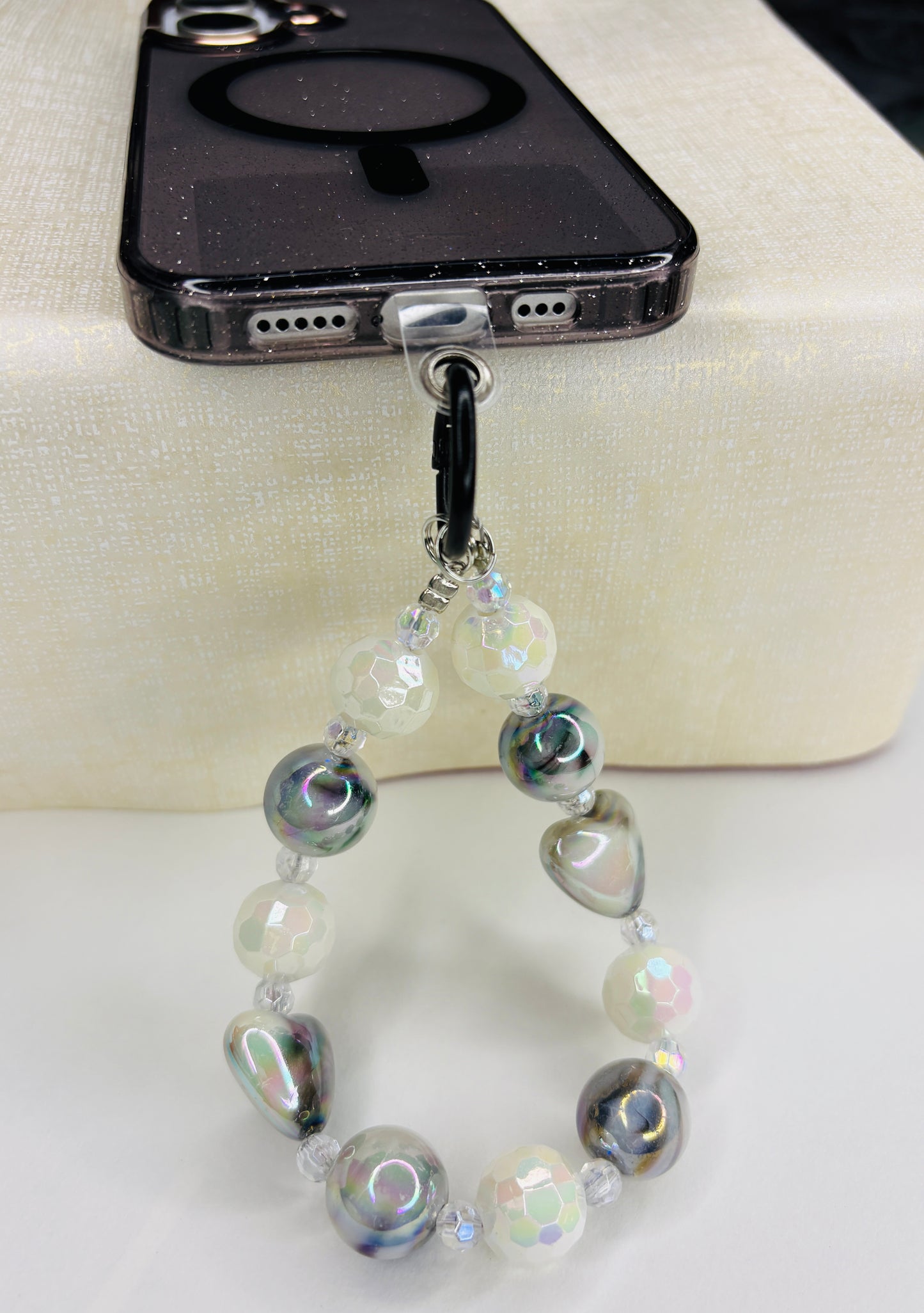 Luxury Marble Charm and Lanyard