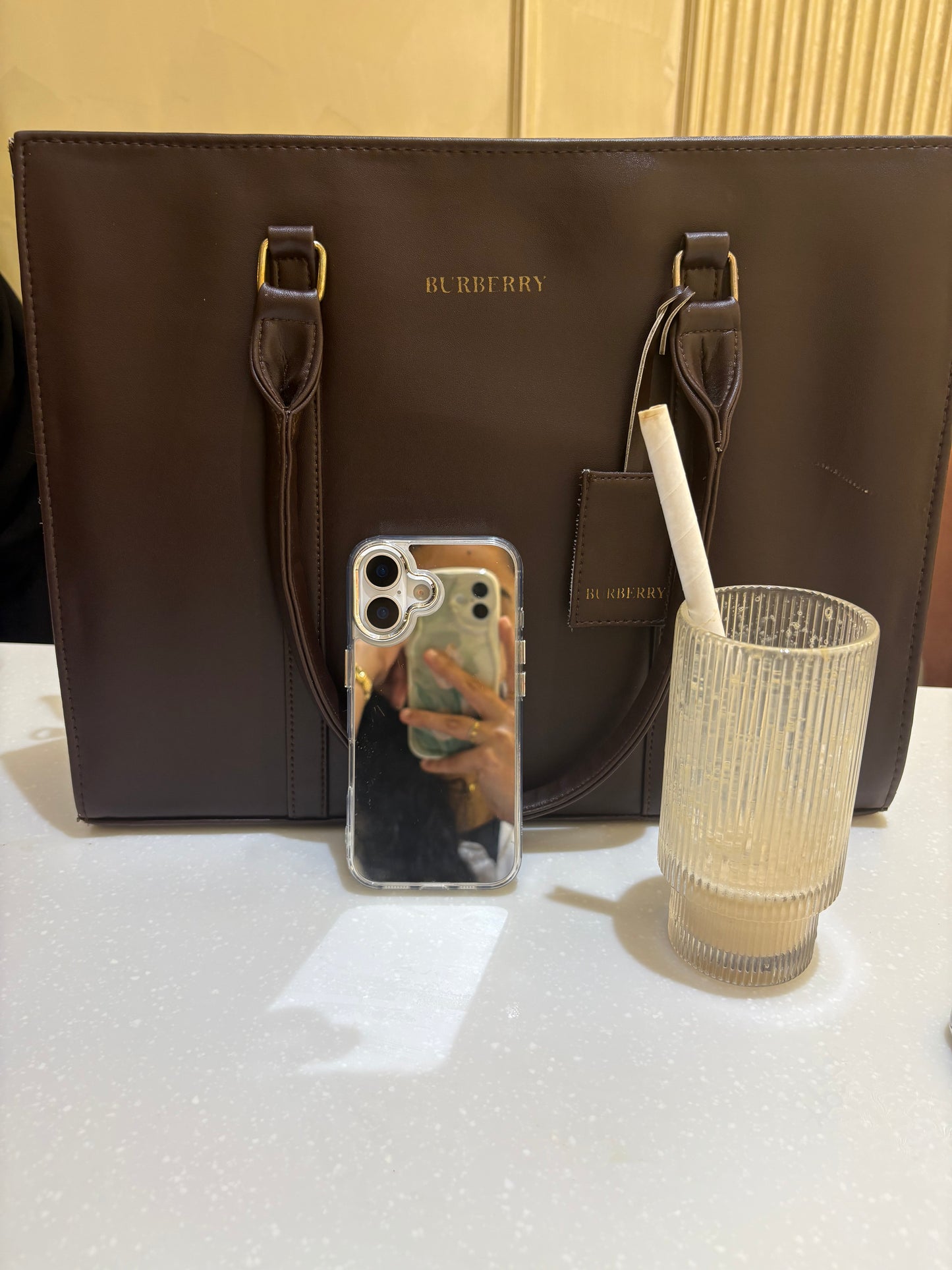 Mirror-Back Clear Luxury iPhone Case – Slim & Stylish