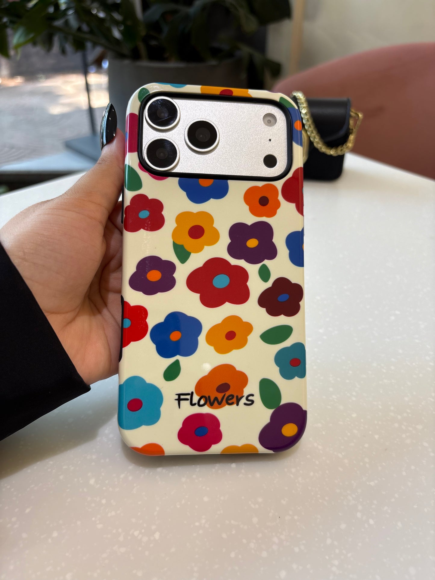 Color Pop Flowers iPhone Case