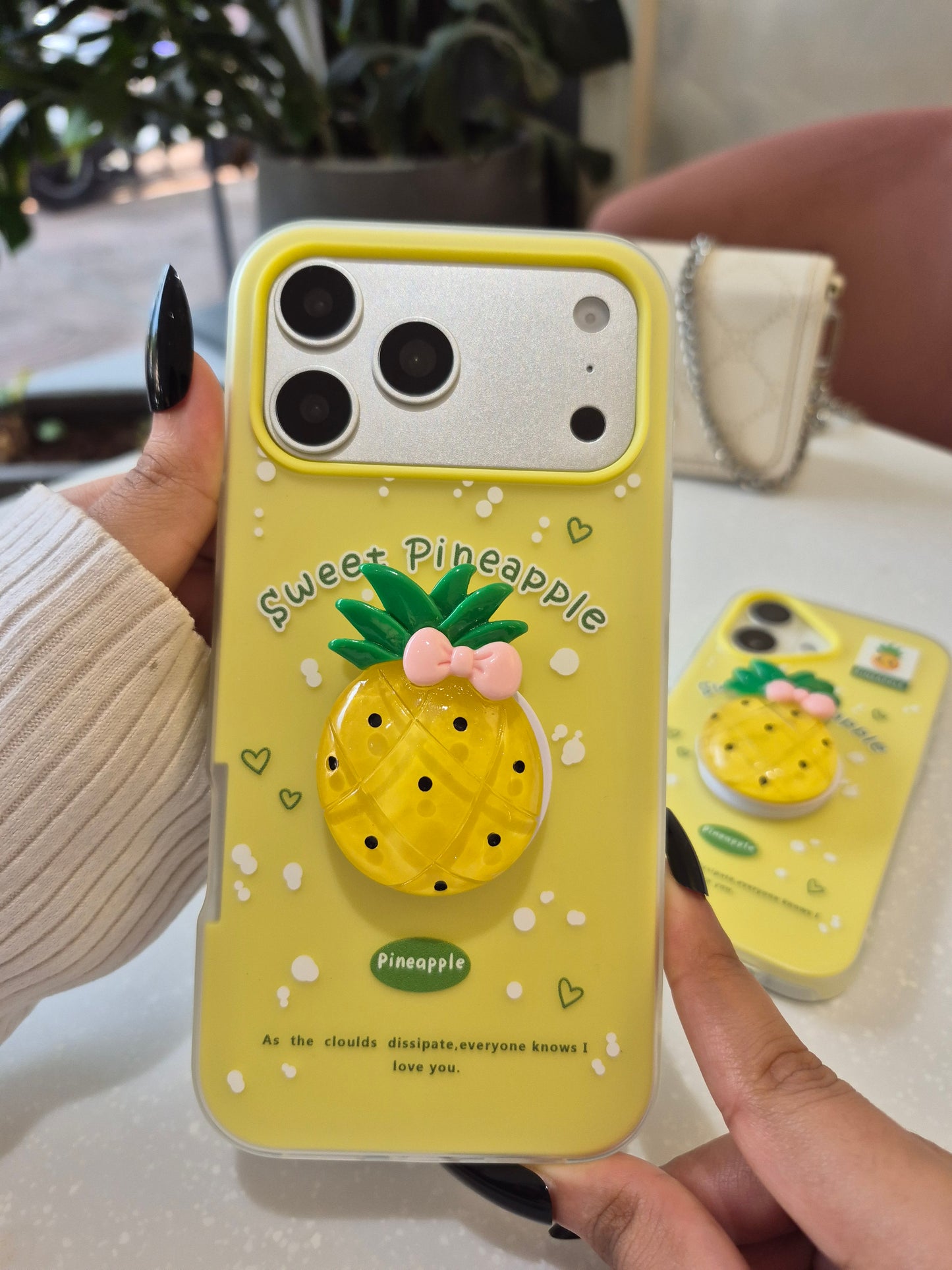 Pineapple Pop Socket Case