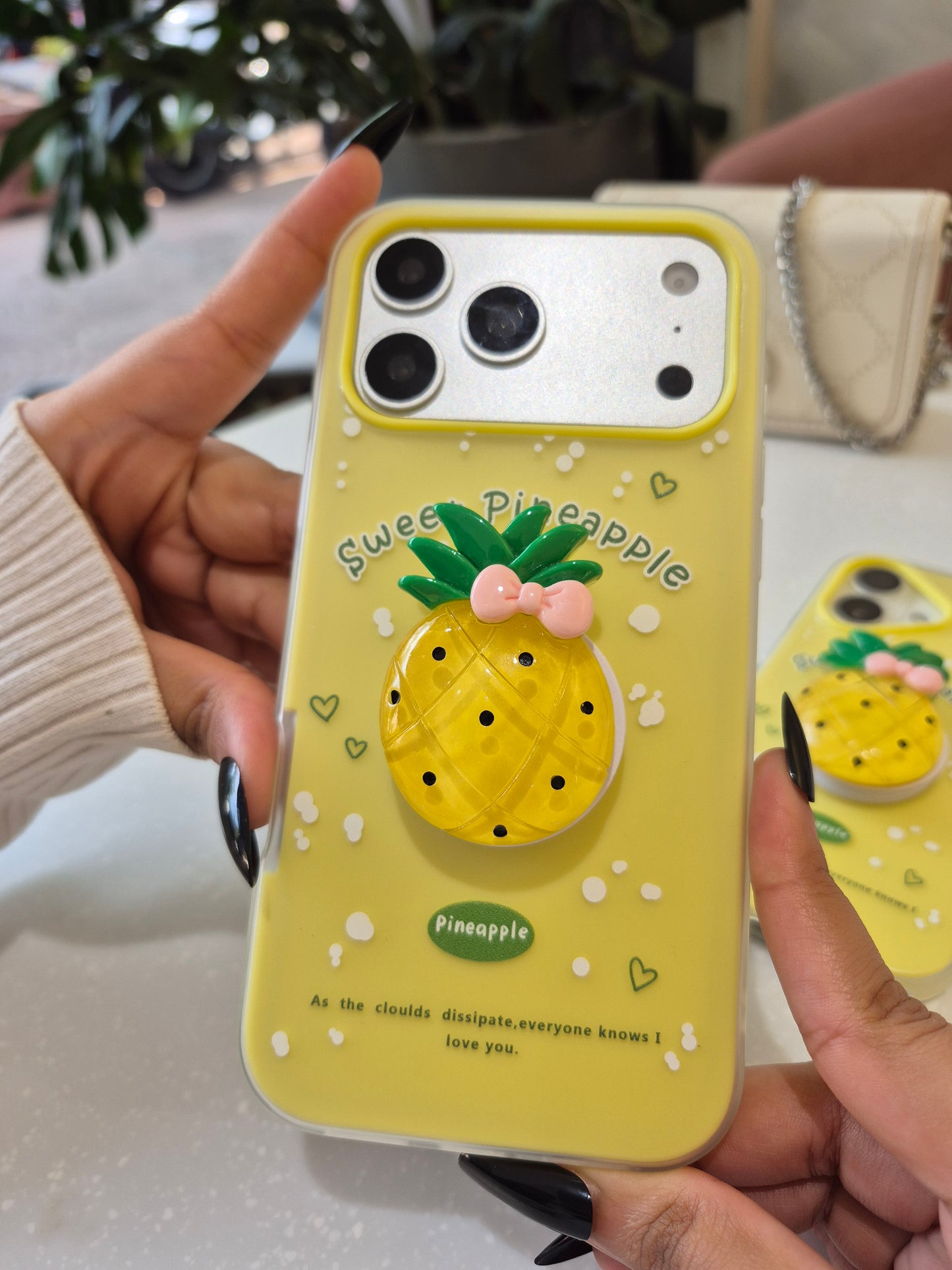Pineapple Pop Socket Case