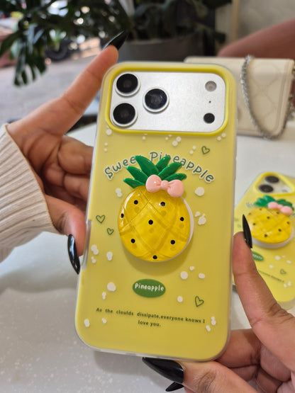 Pineapple Pop Socket Case