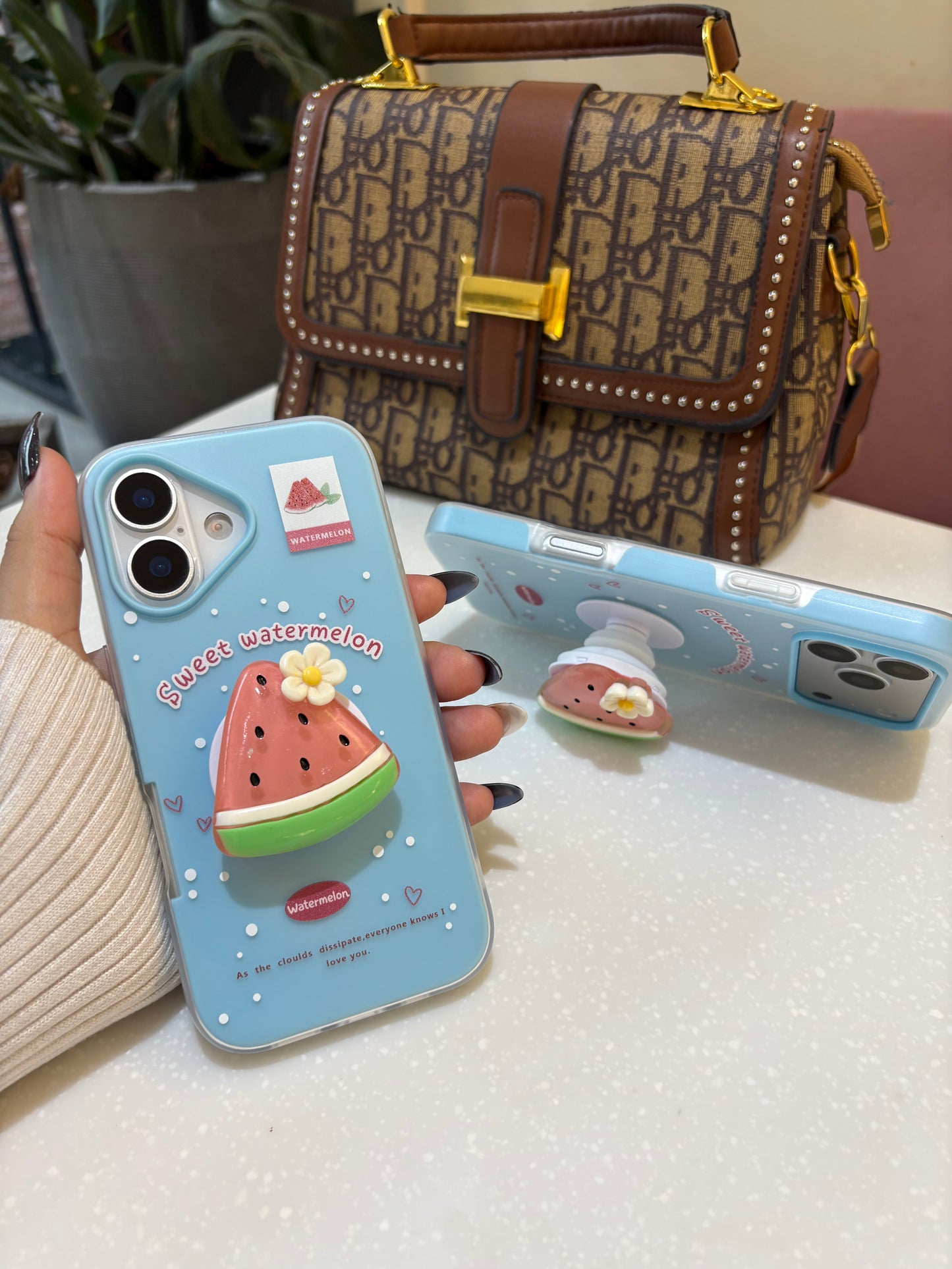 Watermelon Pop Socket Case