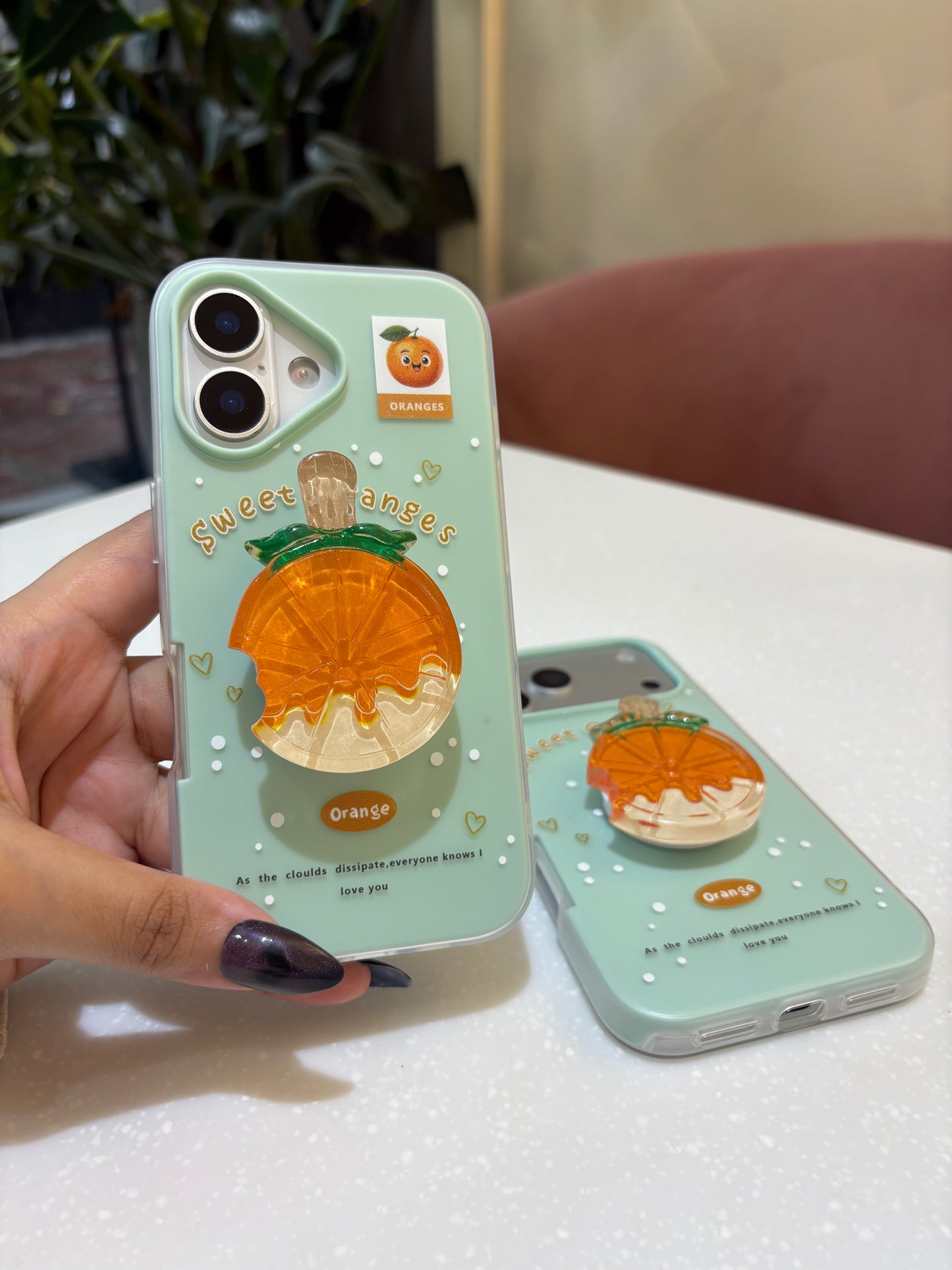 Citrus Pop Socket iPhone Case