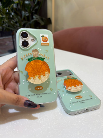 Citrus Pop Socket iPhone Case
